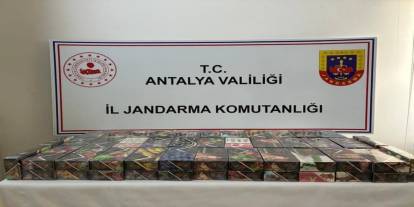 Kaş'ta 22 kilo kaçak nargile tütünü ele geçirildi