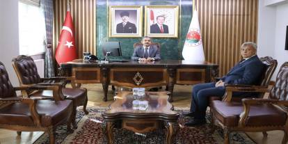 Şırnak’a Yeni Atanan Bölge Müdürü  Şanverdi, Vali Ekici’yi Ziyaret Etti