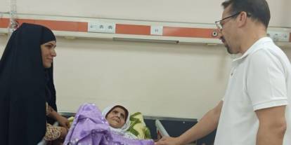 Cizre Devlet Hastanesi Başhekimi, servisleri dolaşıp hastaları ziyaret etti