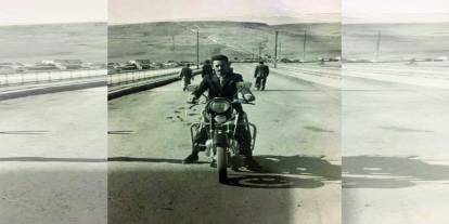 Geçmişten Bir Kare: 1960'lar Cizre'si ve Motosikletli Bir Cizreli