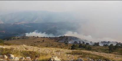 Alevler gökyüzünü kapladı! Amasya'da orman yangını çıktı