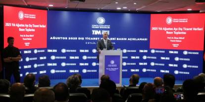 Ticaret Bakanı Bolat: "Ağustos ayında mal ihracatımız 21 milyar 795 milyon dolar olarak gerçekleşti"