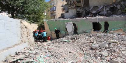 Şırnak'ta 14 ilden 745 kişinin katılımıyla Deprem bölge tatbikatı yapıldı
