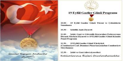 Şırnak'ta 19 Eylül Gaziler Günü Programı Belli Oldu