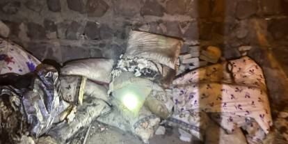 Cizre’de gece yarısı korkutan yangın