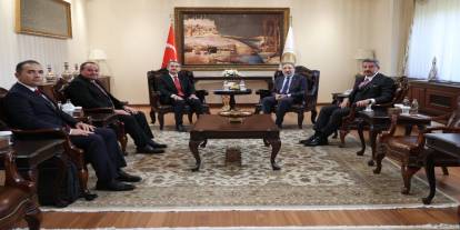 Şırnak Heyetinden Diyanet İşleri Başkanı Arpaguş'a Tebrik Ziyareti