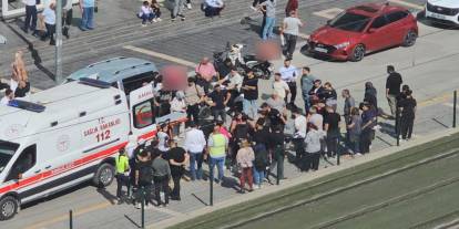 Motosikletin Çarptığı Kadın Hastanelik Oldu