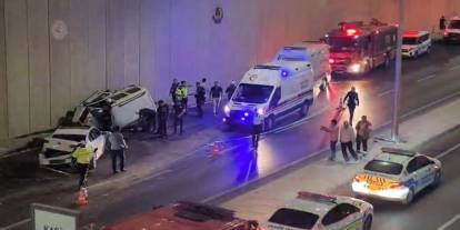 Şanlıurfa’da Zincirleme Kaza: Alt Geçit Savaş Alanına Döndü, 5 Yaralı