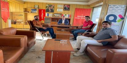 Şırnak’ta Gazetecilerden İş İnsanına Ziyaret