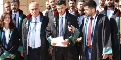Şırnak Barosu “Genç Avukatlar Meclisi”, CMK hizmeti ve ücret tarifesini protesto etti