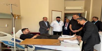 Şırnak Valisi Ekici’den Hastanede Geçmiş Olsun Ziyareti