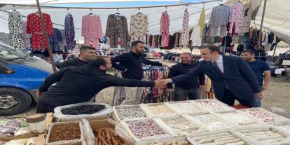 Kaymakam Semih Memiş, Güçlükonak Halk Pazarında Esnafla Buluştu