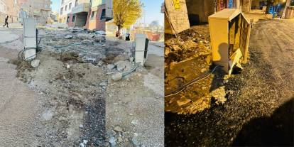 Şırnak’ta Açıkta Kalan DEDAŞ Panosu Tepki çekti