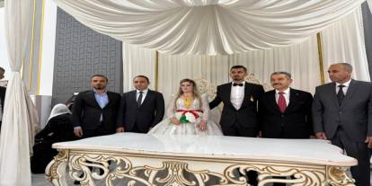 Vali Ekici ve Kaymakam Partal, Silopi'de Genç Çiftin Mutluluğuna Ortak Oldu