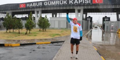 Cizreli Sporcu, Melayê Cızîrî’yi anmak için Habur’dan Cizre’ye koşuyor