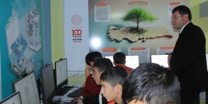 Cizre Milli Eğitim Müdüründen, Sınava giren öğrencilere moral ziyareti