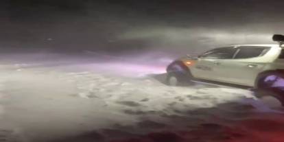 2885 Rakımda Kar Esareti: Yoğun Tipide Saatler Süren Kurtarma Çalışması