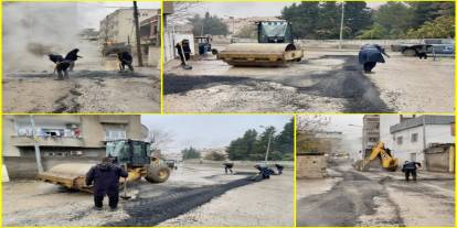 Silopi’de Altyapı Çalışmaları Sonrası Bozulan Yollarda Onarım