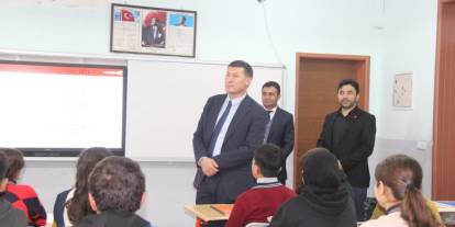 Cizre’de Öğrencilere MEBİ’nin eğitimdeki etkisi anlatıldı