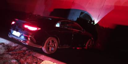 Batman’da otomobil su kanalına uçtu: 1 yaralı