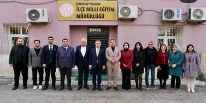 İl Milli Eğitim Müdürü İdris Nas’tan Beytüşşebap’a Ziyaret