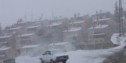 4 bin yıllık tarihi Harput beyaza büründü