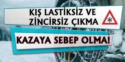 Şırnak Belediyesi Sürücüleri Uyardı: Zincirsiz Trafiğe Çıkmayın