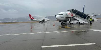 Şırnak’ta Uçak seferleri iptal edildi