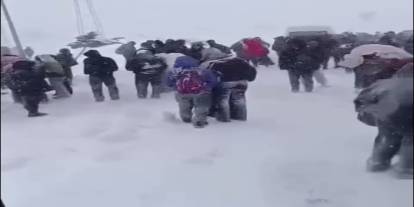 Şırnak Okullar Bölgesinde öğrenciler mahsur kaldı