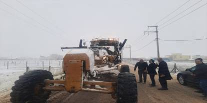 Silopi Kaymakamı Partal, Karla Mücadele Çalışmalarını Yerinde İnceledi