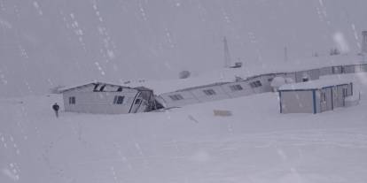 Şırnak Bölge Hastanesi Şantiyesinde Korkutan Kaza: Yemekhane Çatısı Çöktü!