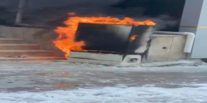 Batman'da aşırı yük elektrik panosunu yaktı