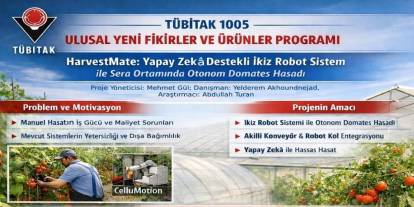 Şırnak Üniversitesi’nden Tarımda Yapay Zeka Devrimi: İkiz Robotlar Domates Hasat Edecek!