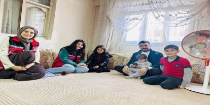 Silopi Sosyal Hizmet Merkezi Müdürü Şanlı'dan Aile Ziyaretleri