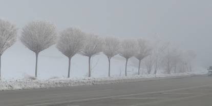 Sibirya soğukları Van'da hayatı felç etti