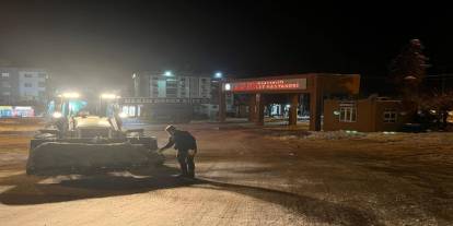 Kent Merkezinde Kar Temizleme Çalışmaları Devam Ediyor