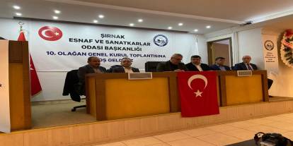Şırnak Esnaf ve Sanatkârlar Odası’nda Başkanlık Görevi Ekrem Ertaş’a Emanet