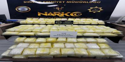 Zehir Tacirlerine Şırnak’ta Geçit Yok: 142 Kilo Metamfetamin Ele Geçirildi