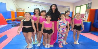 Burhaniye'de jimnastik kursları yoğun ilgi gördü