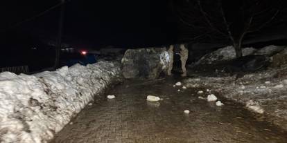 Şırnak’ta Korku Dolu Gece: Dağdan Kopan Dev Kayalar Köyü Vurdu