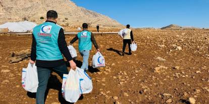 Cansuyu Şırnak'ta Suriye için yardım kampanyası başlattı
