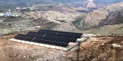 Şırnak'ta o Köyün Suyu Artık Güneşten Akacak! Fatura Yükünü Bitiren Dev Proje Tamamlandı