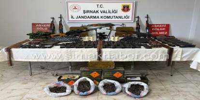 Silopi de  silah ve mühimmat kaçakçılığı