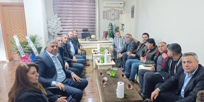 Cizre Sanayi Sitesi Başkanı Özdemir, Cizre ESO Başkanı Geleri ile Esnafın sorunlarını masaya yatırdı