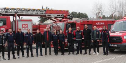 Cizre’de Gazetecilerden Ateş Savaşçılarına Anlamlı Ziyaret