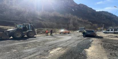 Uludere’de Yoğun Yağış Sonrası Yollar Onarıldı