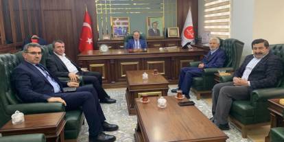 Şırnaklı İş İnsanlarından Müftü Yeşiloğlu’na Ziyaret