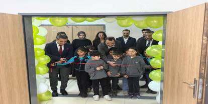 Silopi’de Cumhuriyet İlkokulu’nda Spor Odası Açıldı