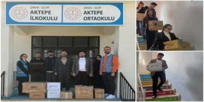 TÜGVA Silopi’den Geleceğe Yatırım: Aktepe Okulu’na Kütüphane ve 500 Kitap!