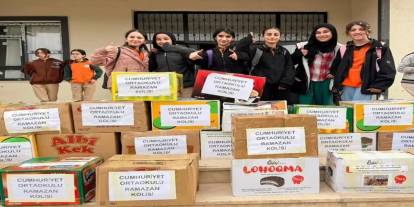 Şırnak'ta Ortaokul Öğrencilerinden Örnek Dayanışma